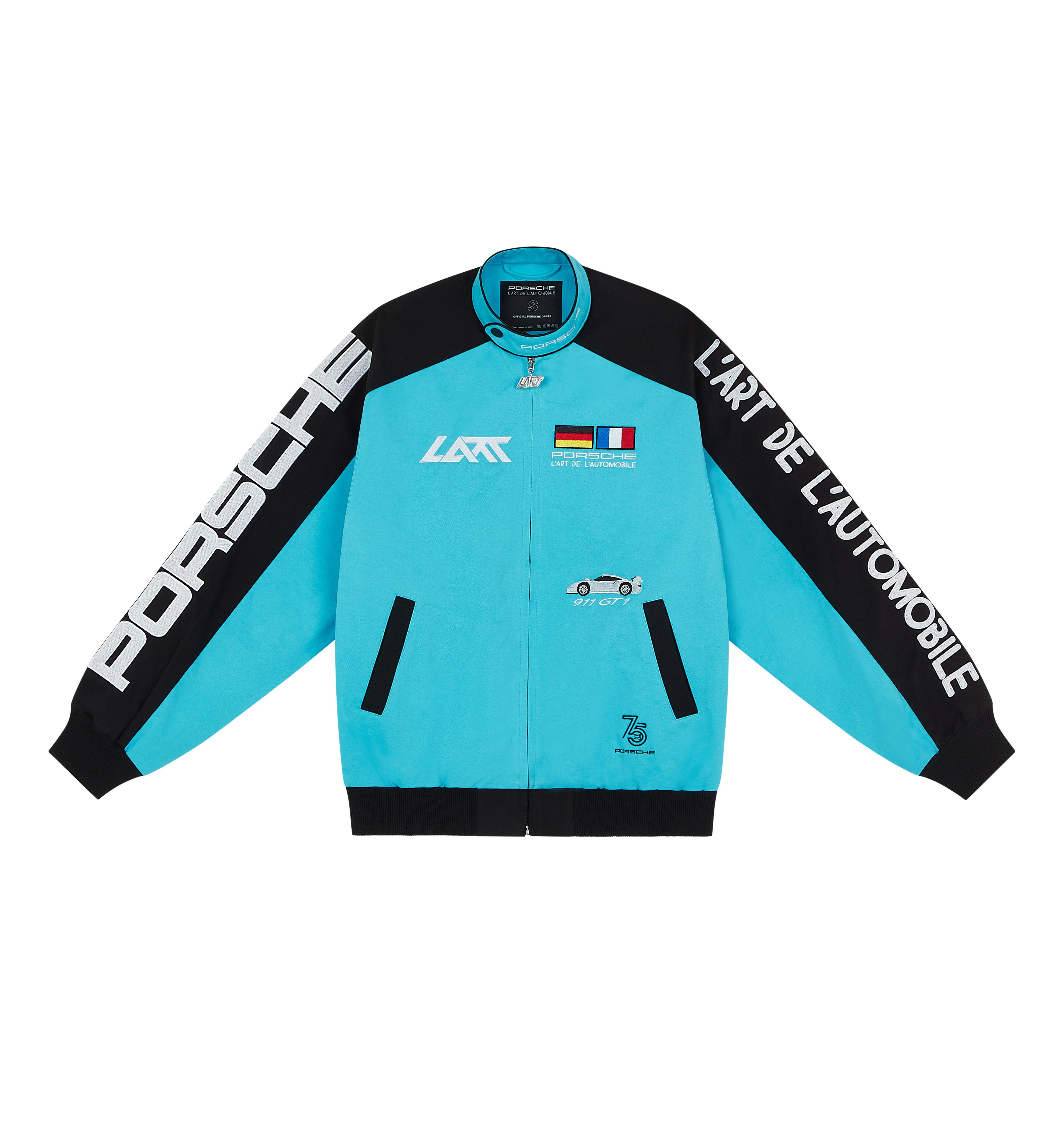 L'ART & PORSCHE GT1 KARACING JACKET - BLUE - KAR / L'ART DE L