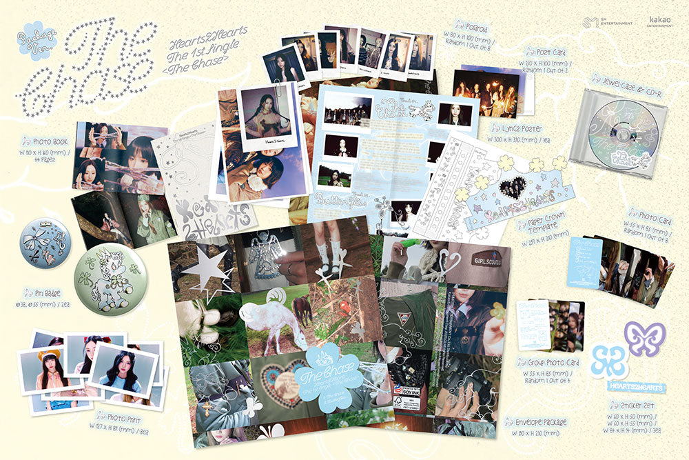 HEARTS2HEARTS 1ST SINGLE ALBUM - THE CHASE (PACKAGE VER.) – SubK Shop