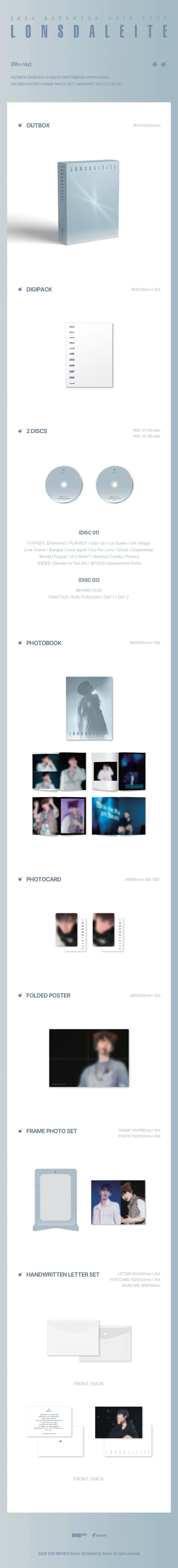 BAEKHYUN 2024 Asia Tour - Lonsdaleite in SEOUL Blu-Ray – Choice