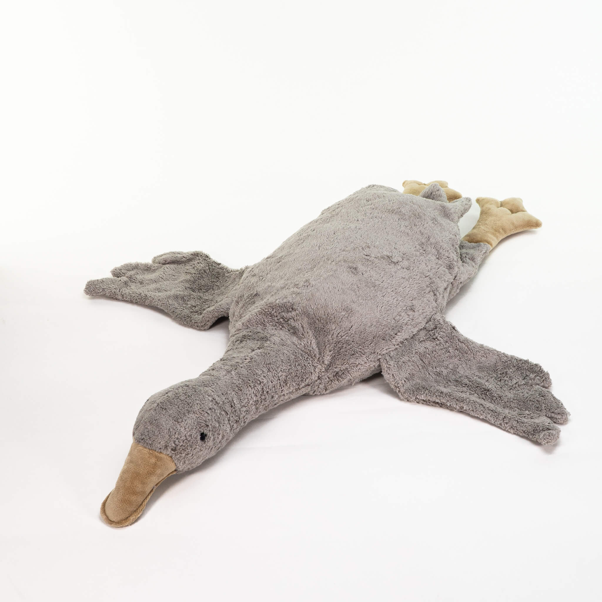 Senger Cuddly Animal Goose Large Grey Organic Soft Toys Australia