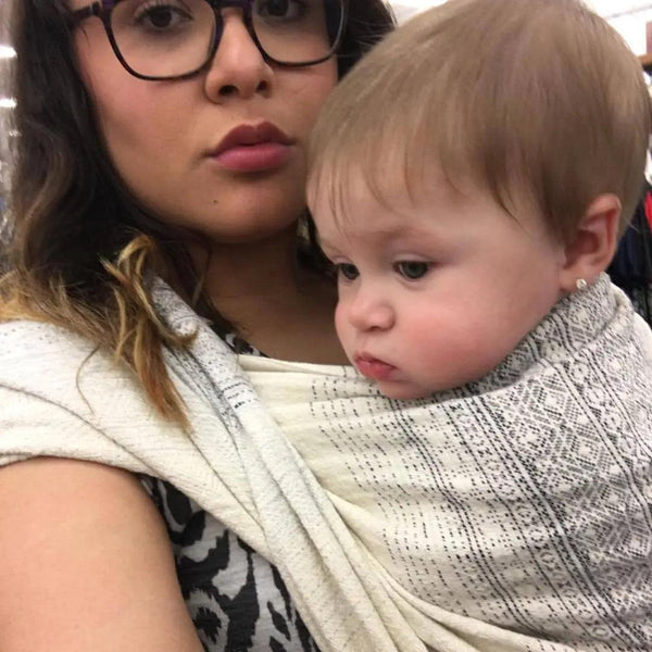 Prima Shades of Blue Tri-blend Woven Wrap by Didymos - Little Zen One