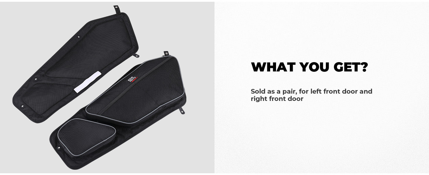 Door Bags Fit Polaris RZR – Kemimoto