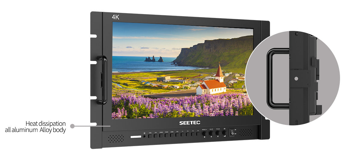 SEETEC P173-9HSD-RM 17.3 Inch Rackmount Broadcast Monitor with SDI