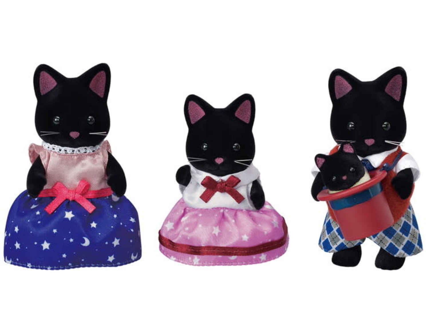 Midnight Cat Family CC - Mudpuddles Toys and Books