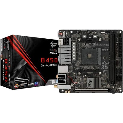 ASRock Mini-ITX Motherboard (B450 Gaming-ITX/AC) - Northwest Computers
