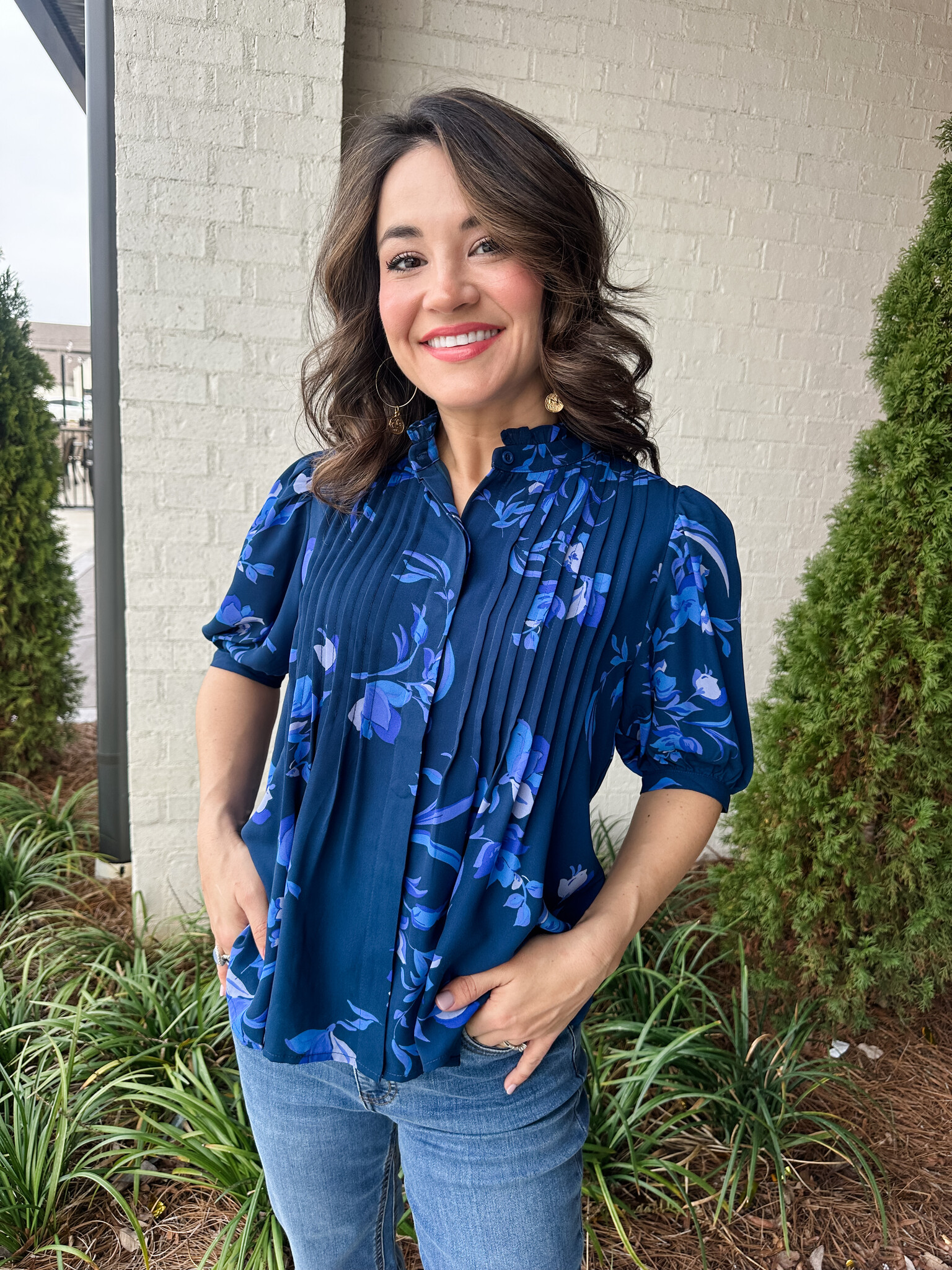 NIVA FLORAL BLOUSE - Dear Prudence Shops