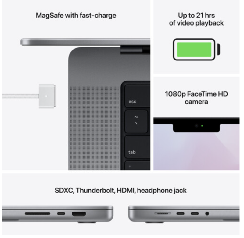 MacBook Pro 16” M1 MAX 10-core/ 64gb /2TB SSD Space Gray