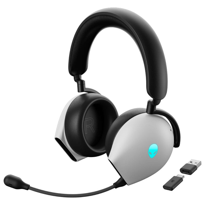 Headset Gamer Sem Fio Alienware Tri-Mode AW920H Dark Side of the