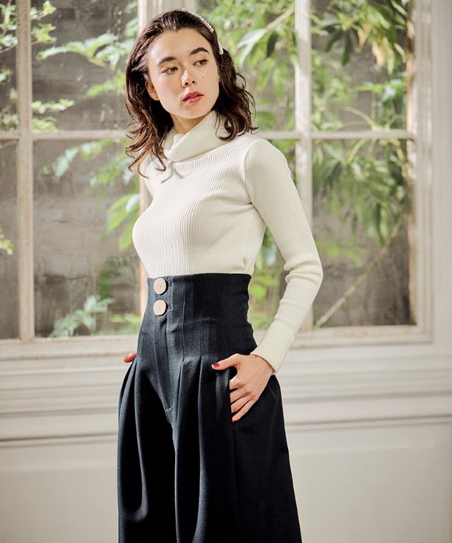 ハイウエストタックフレアパンツ｜JENNE(ジェンヌ)公式通販：パリ