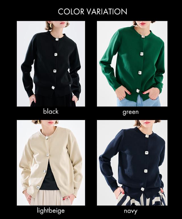 リッチビジューニットカーデ｜JENNE(ジェンヌ)公式通販：パリジェンヌ