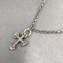 銀座本店でクロムハーツのSV925のフィリグリークロスチャーム/ペーパー