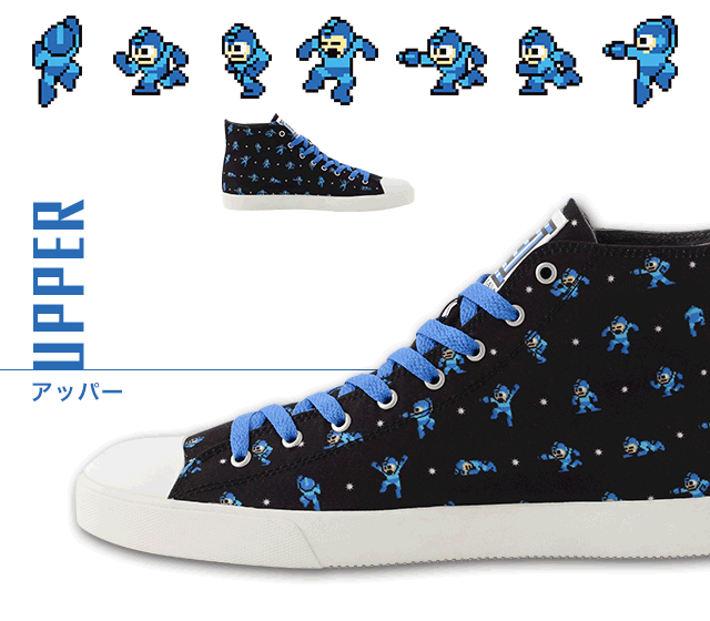 ロックマンスニーカーがUBIQとのコラボで実現! ロックマンシリーズ