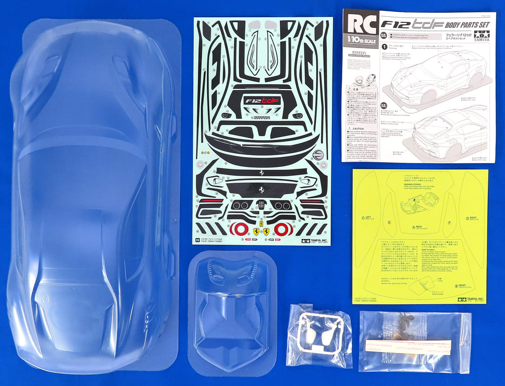 タミヤ ラジコン フェラーリ F12tdf スペアボディ Tamiya 51592 Ferrari F12TDF Body Set / Tamiya USA