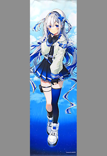天音かなた 等身大タペストリー 水色 国内正規品】天音かなた等身大水着タペストリー おしおしお ホロライブ