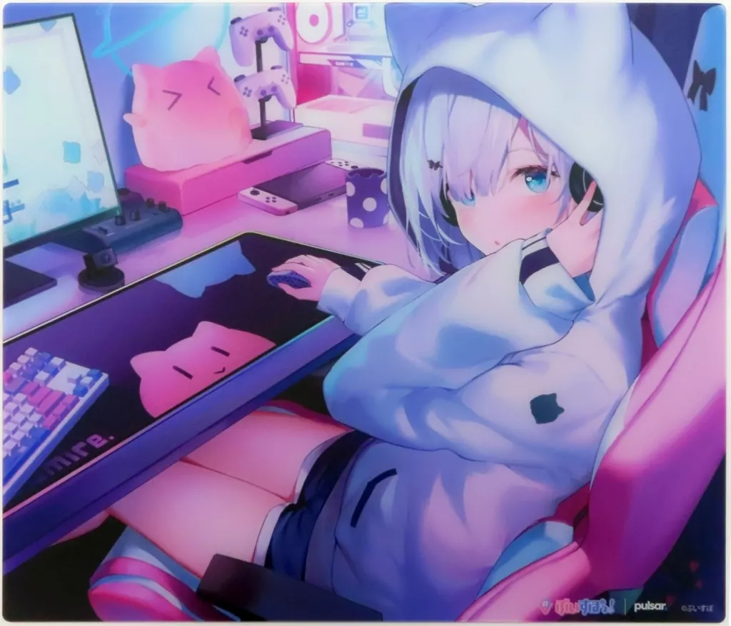 VSPO! GEAR ガラスマウスパッド 花芽すみれEDITION 新品未使用 新品未開封】ぶいすぽっ！ ガラスマウスパッド 花芽すみれ VSPO! GEAR