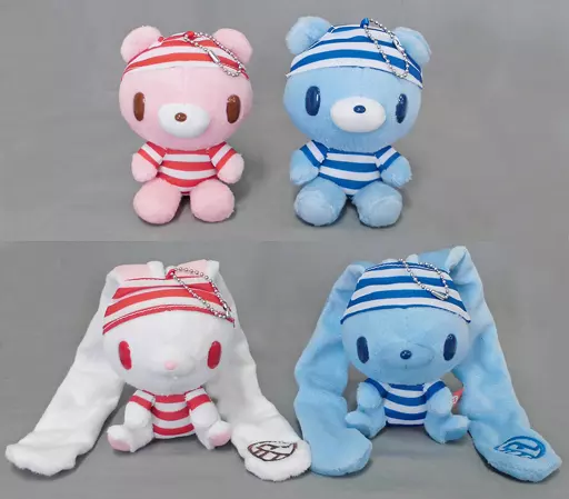 ベビーグルーミー しましま水着Ver ぬいぐるみ マスコット チャックスGP 2体セット】チャックスGP グルーミー ぬいぐるみ レース ピンク