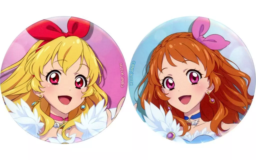 アイカツ！ 星宮いちご 缶バッジ 75mm 再販】星宮いちご スタッフ