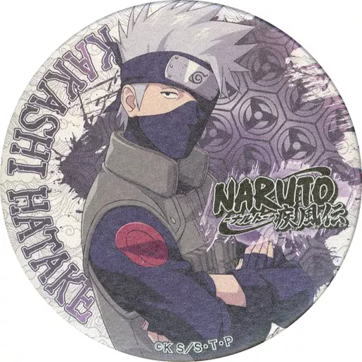 はたけカカシ 和紙缶バッジ グッズ-バッチ】NARUTO-ナルト- 疾風伝 描き下ろし はたけカカシ 秋の