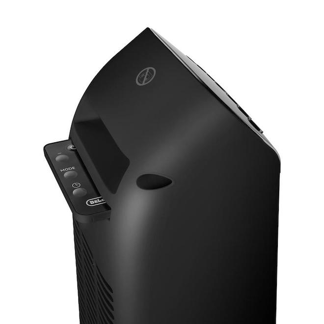 DeLonghi 1500W 23-in Black Ceramic Tower Heater with Remote