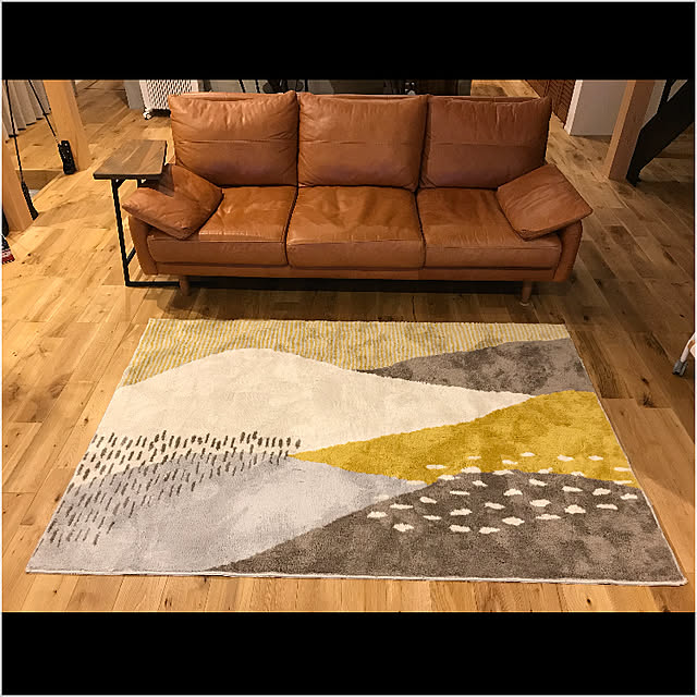 イエロー unicoラグのおすすめ商品とおしゃれな実例 ｜ RoomClip