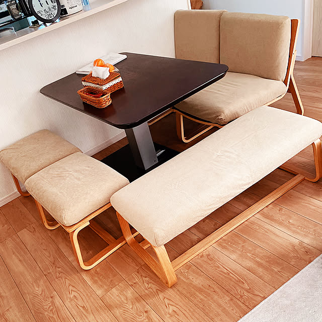 無印良品リビングでもダイニングでも使えるのインテリア実例