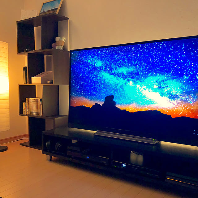 間接照明 55インチテレビのおすすめ商品とおしゃれな実例 ｜ RoomClip