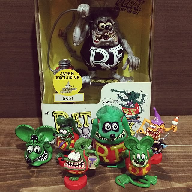 フィギュア ラットフィンクのおしゃれなアレンジ・飾り方のインテリア