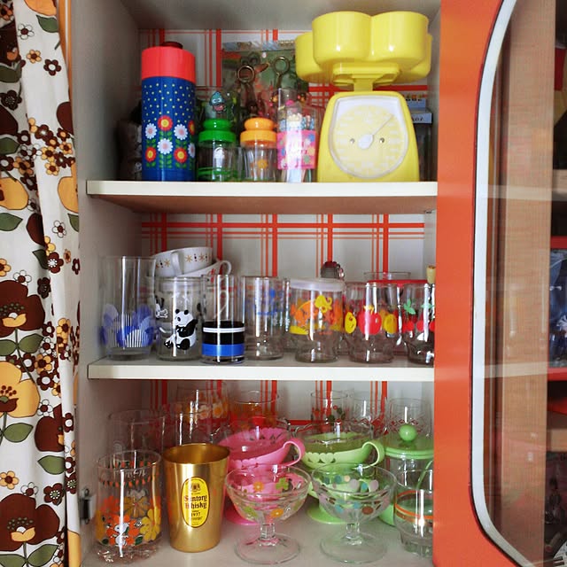 懐かしくて新しい！レトロポップなキッチンを彩る雑貨たち | RoomClip