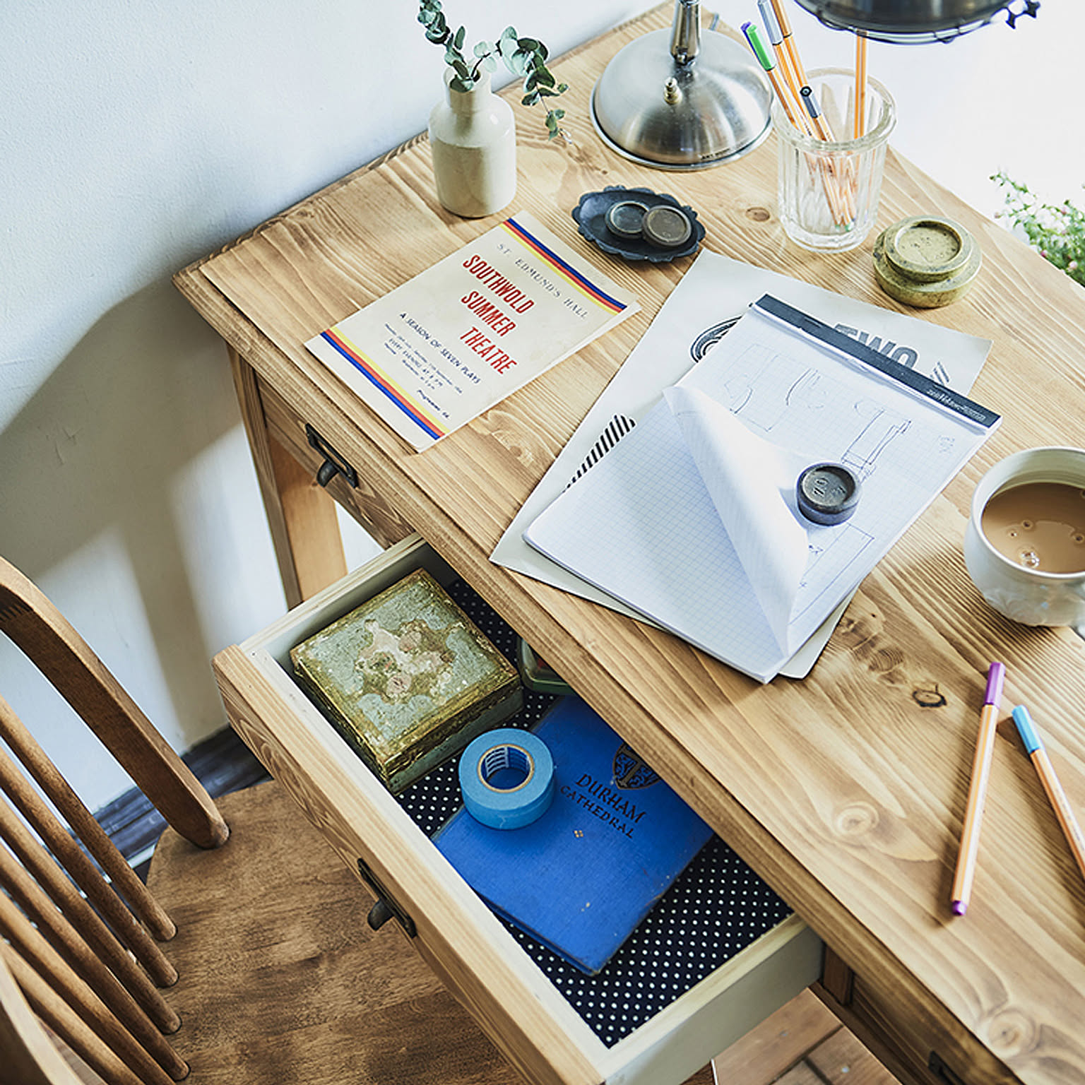 関家具/nora.(ノラ)】Sage2(セージ)デスク【幅91cm】奥行45cm × 高さ