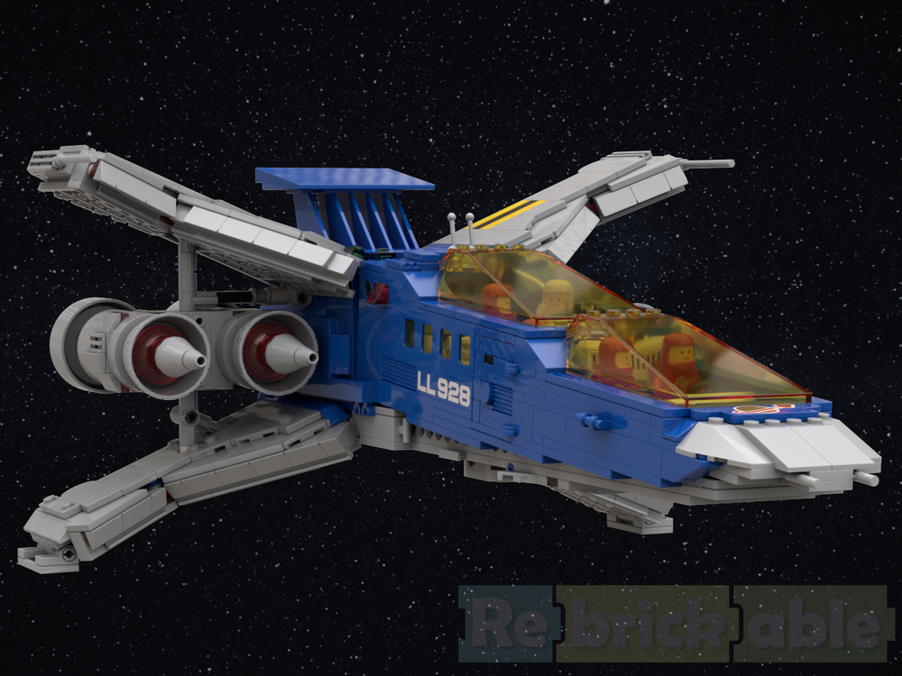 LEGO MOC Galaxy Xplorer from 2x 10497 Galaxy Explorer by