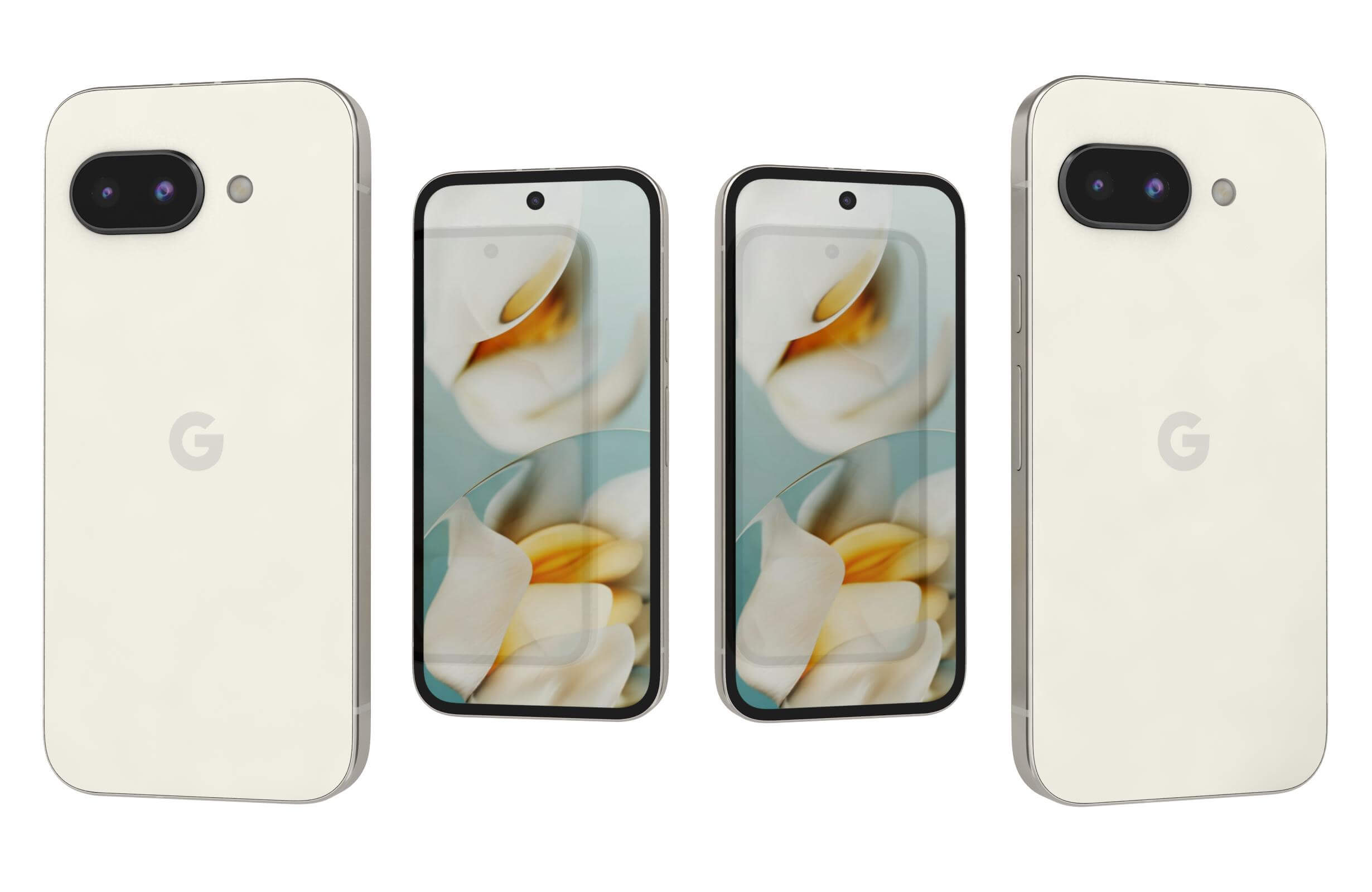 Google Pixel 9A Porcelain - 3D Model by Rever_Art