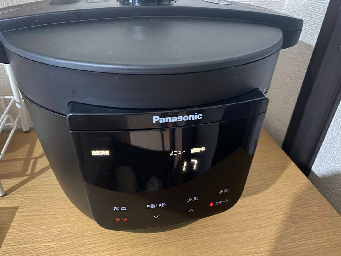 パナソニックの電気圧力鍋 NF-PC400を実機レビュー！使い方や