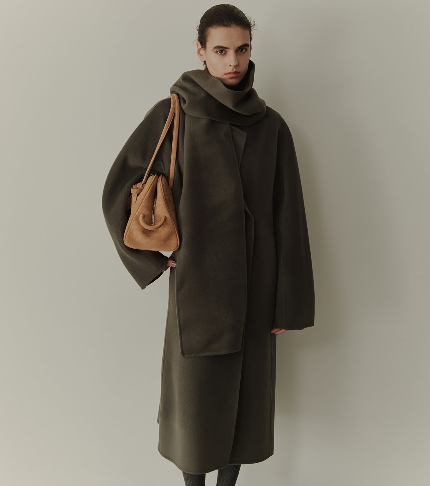 ル シェル ブルー - LE CIEL BLEU | Double-Face Wrap Coat | RESTIR