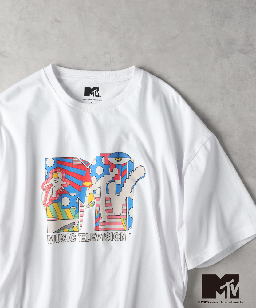 MTV」 プリントTシャツ(M ホワイト): トップス｜Right-on公式