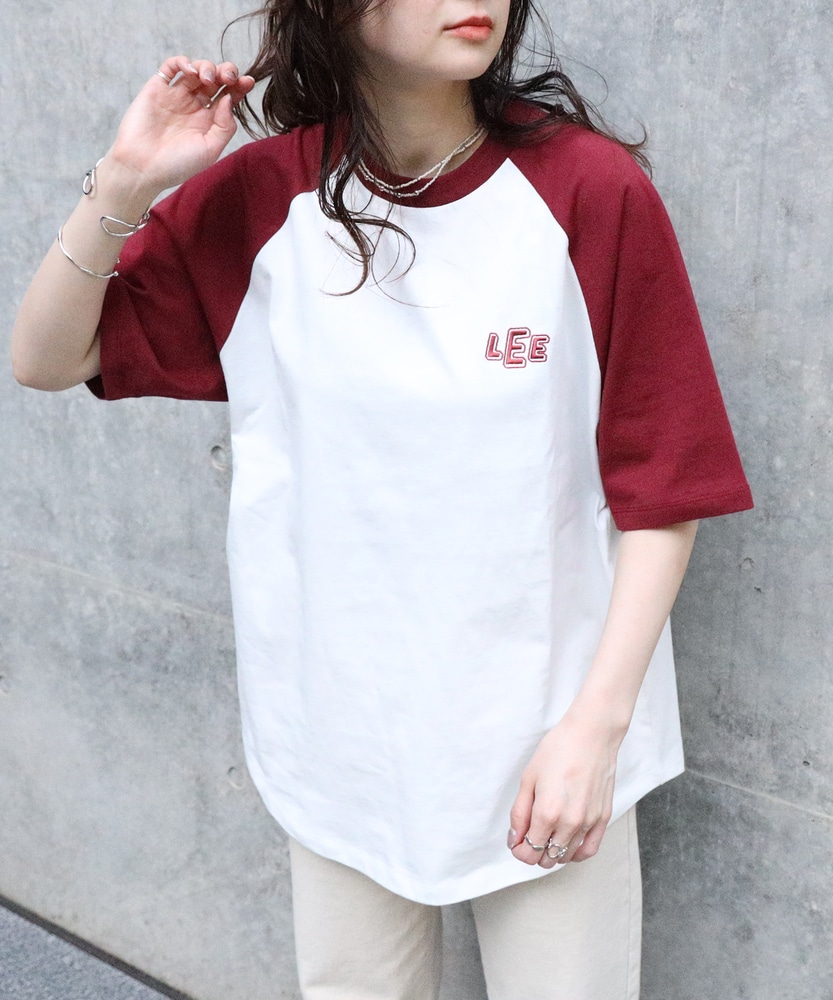 ラグラン袖Tシャツ(M レッド): トップス｜Right-on公式オンラインショップ