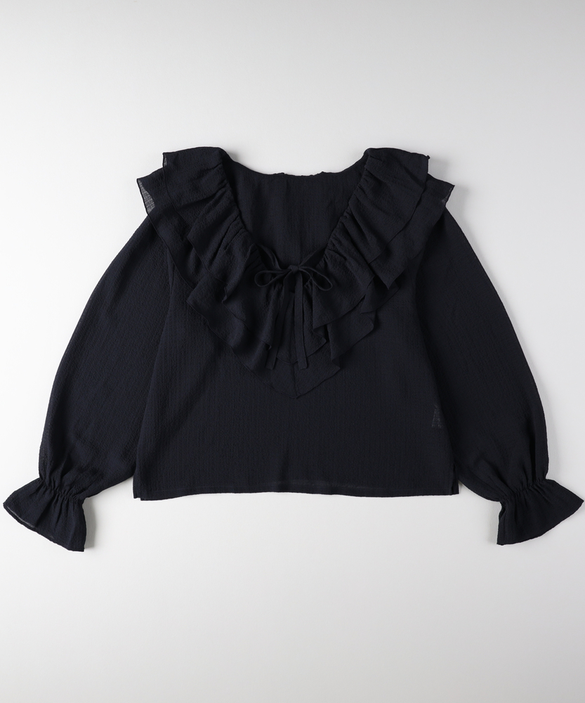 フリルブラウス(S オフシロ): トップス｜Right-on公式オンラインショップ