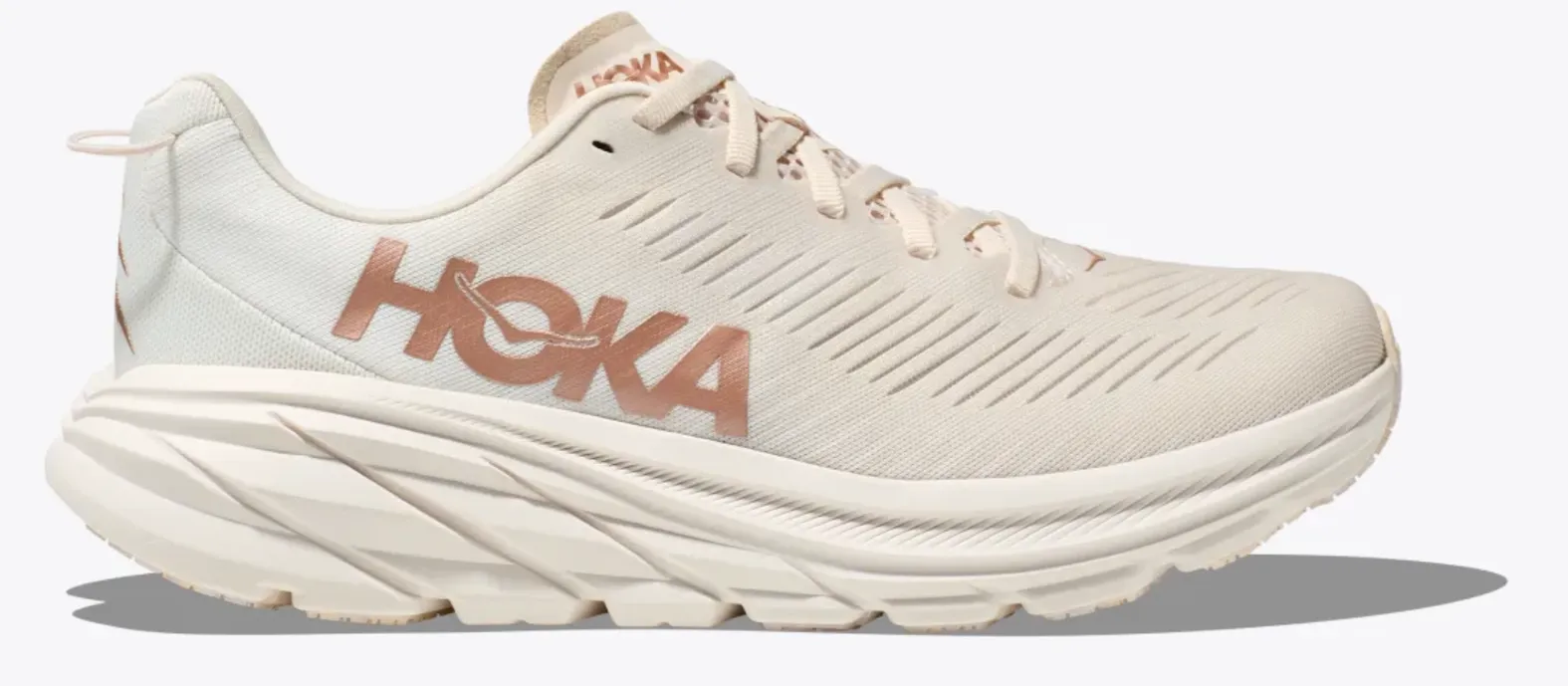 HOKA ONE ONE W. RINCON 3 EGGNOG/ROSE GOLD