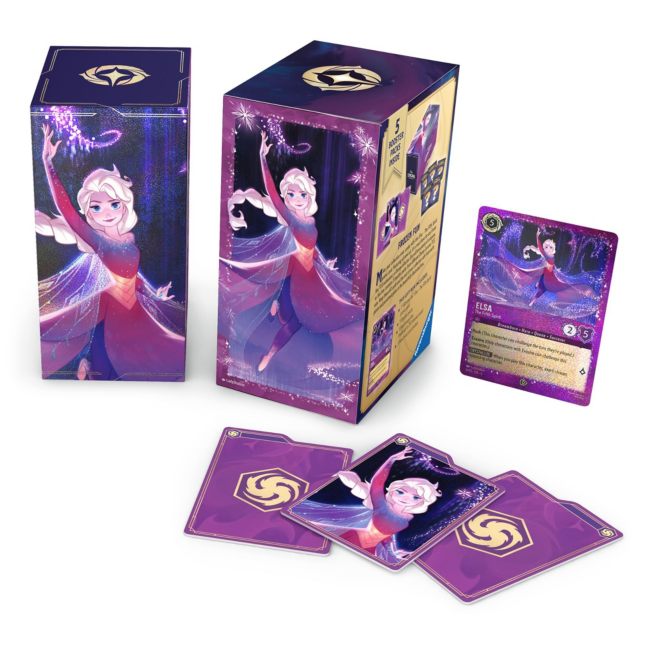 Disney Lorcana Trading Card Game by Ravensburger Gift Set, Elsa