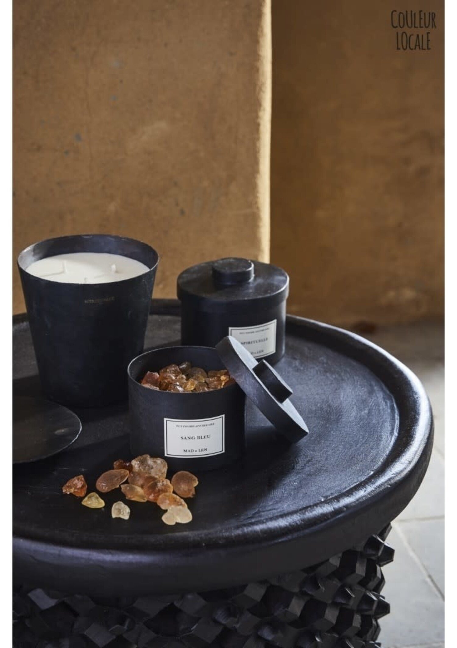 Pot Pourri Apothicaire Lava - Black Champaka - Couleur Locale