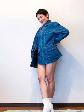 45R（フォーティファイブアール）の「ONEONE いろいろデニムのフリル