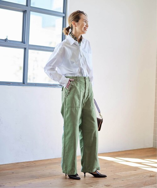 FRAMeWORK（フレームワーク）の「20thスタッズ付きベイカーパンツ