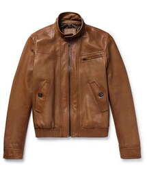 PRADA（プラダ）の「Prada Leather Café Racer Jacket（ライダース