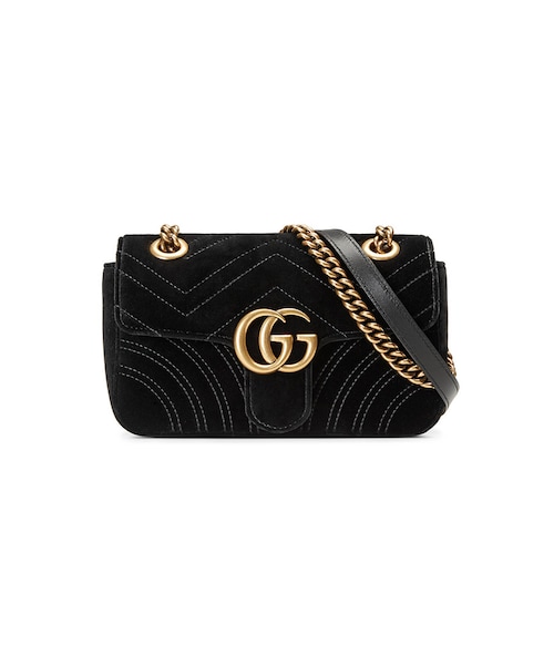 GUCCI（グッチ）の「Gucci - Ggマーモントベルベットショルダーバッグ