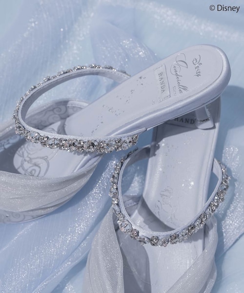 randa シンデレラ シリーズ ドレスアップミュール ホワイト DISNEY