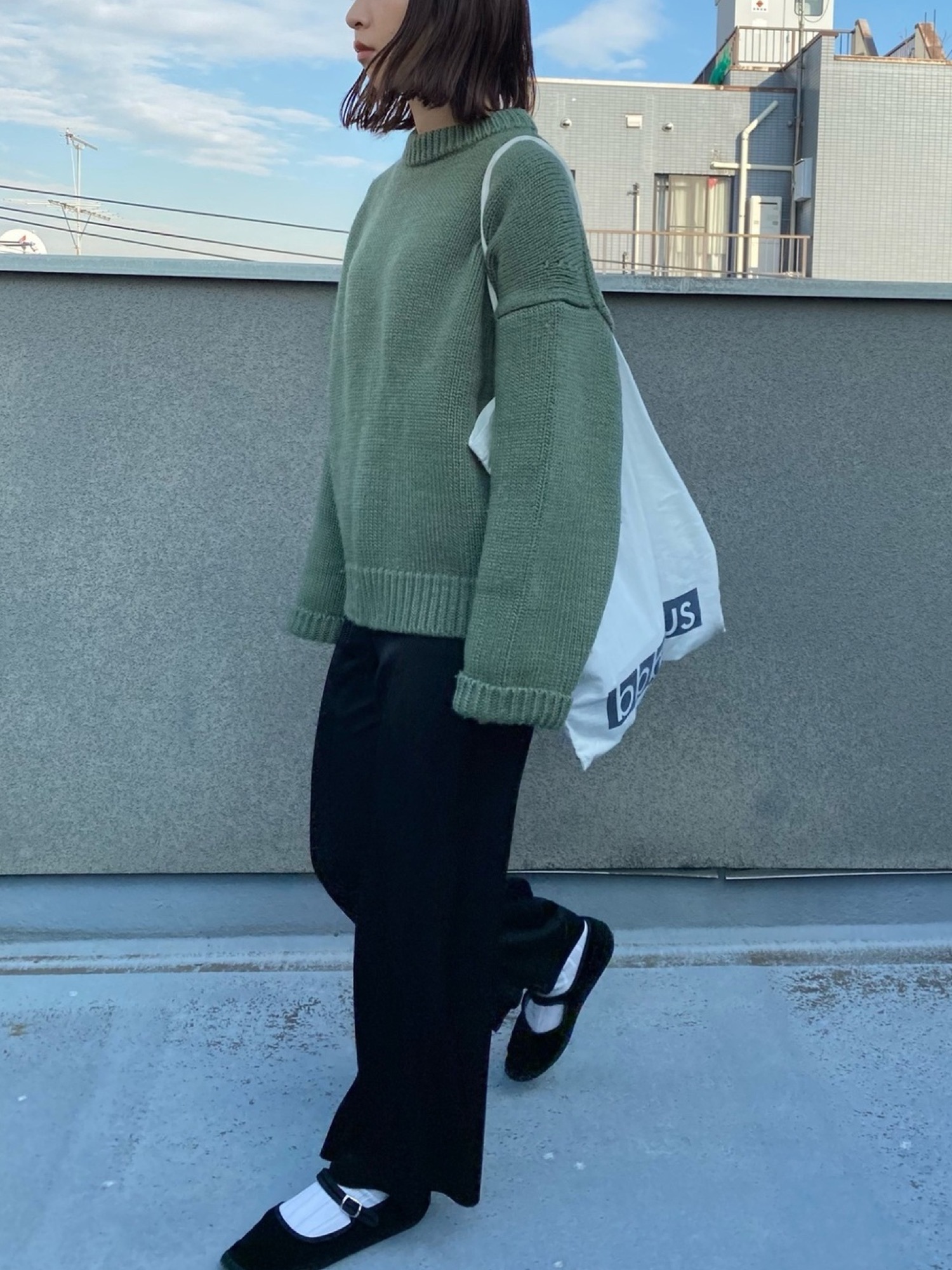 AURALEE(オーラリー)】SUPER MILLED KNIT BIG P/Oを使った人気