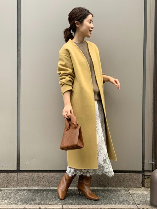 Spick & Span（スピックアンドスパン）の「ノーカラーVネックリバー