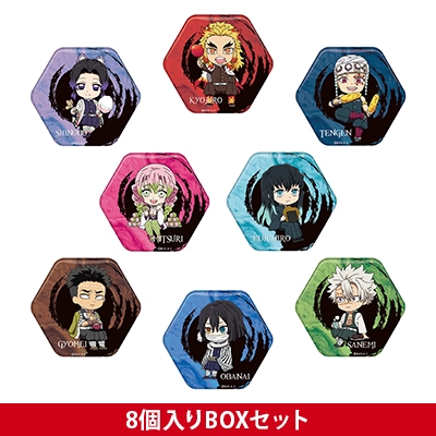 鬼滅の刃 トレーディング 六角形和柄缶バッジ Vol.2(BOXセット)