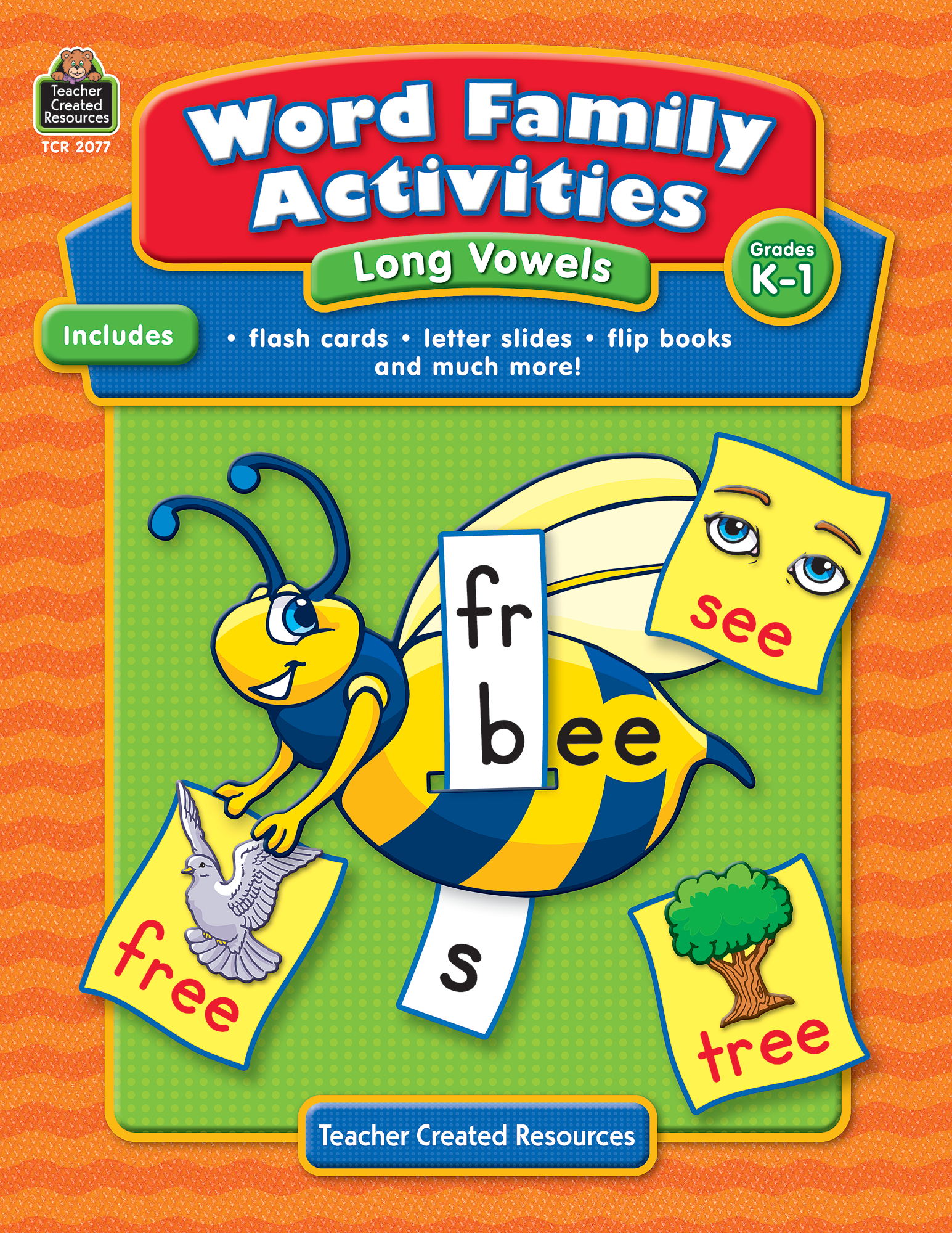 Word Family Activities: Long Vowels Grade K-1 - TCR2077 | Teacher