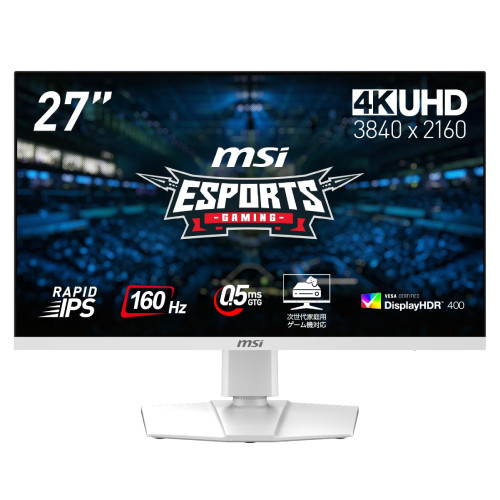 MSI エムエスアイ MAG-274URFW 27インチ 4K ゲーミングモニター 160Hz