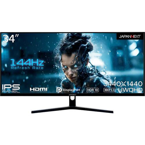 JAPANNEXT ジャパンネクスト JN-IPS34144UWQHDR 34インチ UWQHD